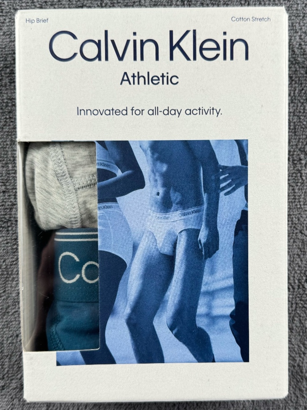 Calvin Klein men's hip briefs - Athletic range, stretch cotton